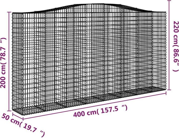 Actual product image VidaXL Gambion