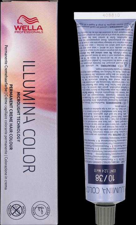 Actual product image Wella Illumina Color (10/38 light blonde gold pearl)