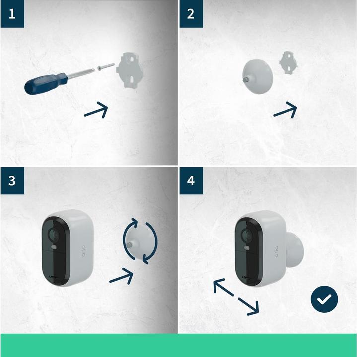 Actual product image Arlo Essential 2K Outdoor Camera (1920 x 1080 Pixels)