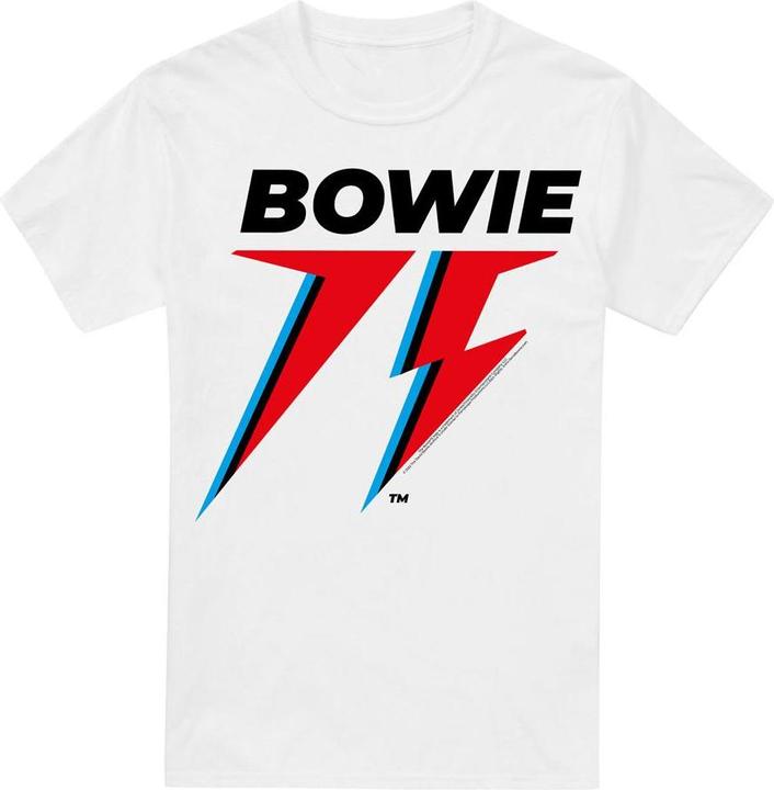 Immagine prodotto David Bowie 75 Maglietta Logo Uomo (4XL)