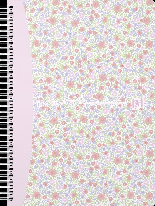 Produktbild Oxford FORME FLORAL - Spiralbuch (B5, Liniert, Harter Einband)