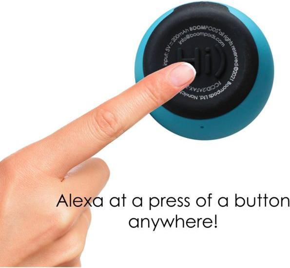 Productafbeelding Boompods Zero Talk Bluetooth® Speaker Amazon Alexa direct geïntegreerd, handsfree, schokbestendig, w... (5 h, Oplaadbare batterij)