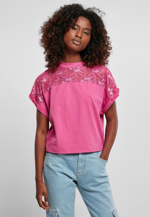 Image du produit Urban Classics Ladies Short Oversized Lace Tee - 12492 (XL)