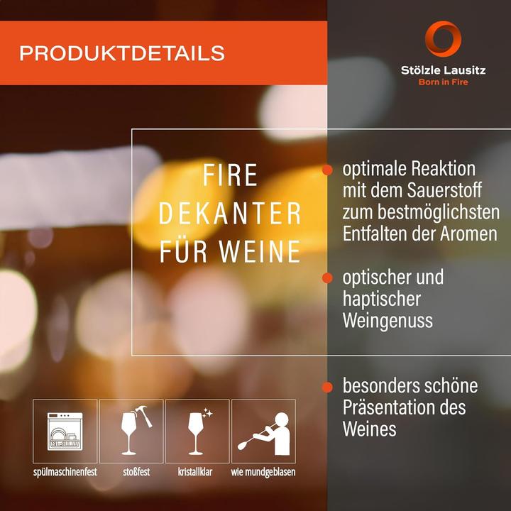 Image du produit Stölzle Dekanter Fire Vulkanos (0.25 l)