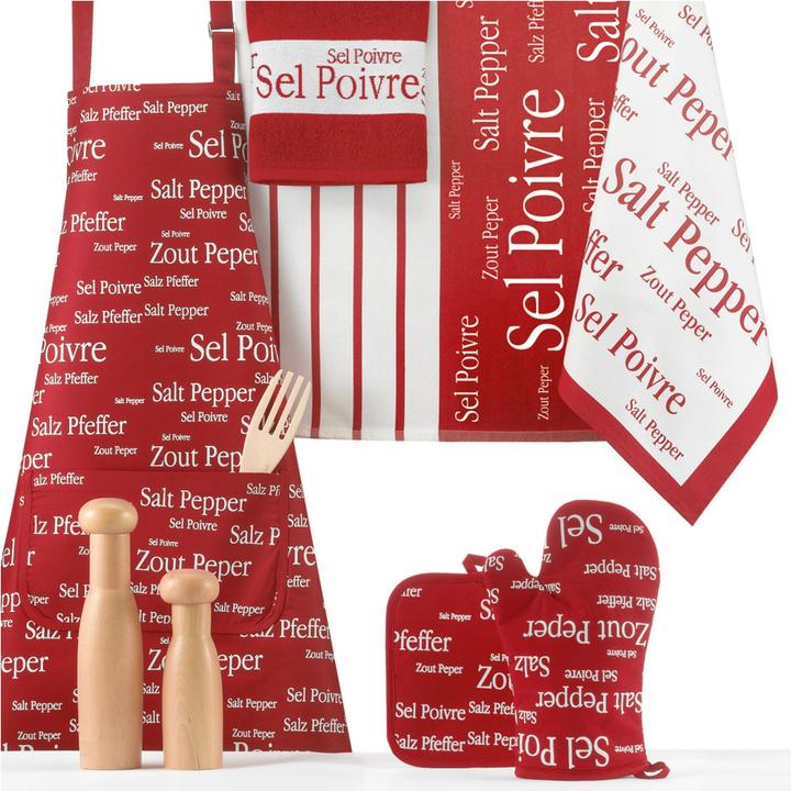Immagine prodotto Winkler guanti da cucina - sale e pepe (60% cotone, 100% cotone, 40% poliestere)