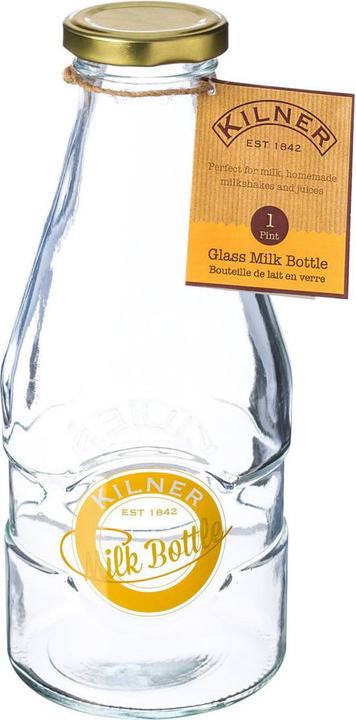 Immagine prodotto Kilner Bottiglie di latte da 1 pinta 20oz / 568ml, (568 ml) (1 pz., 0.57 l)