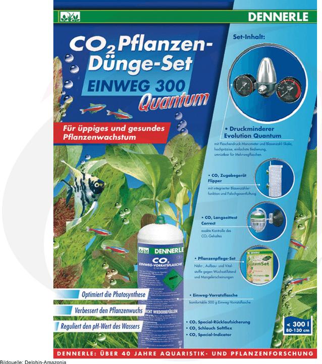 Produktbild Dennerle Einweg 300 Quantum (Aquarium Pflanzenpflege)