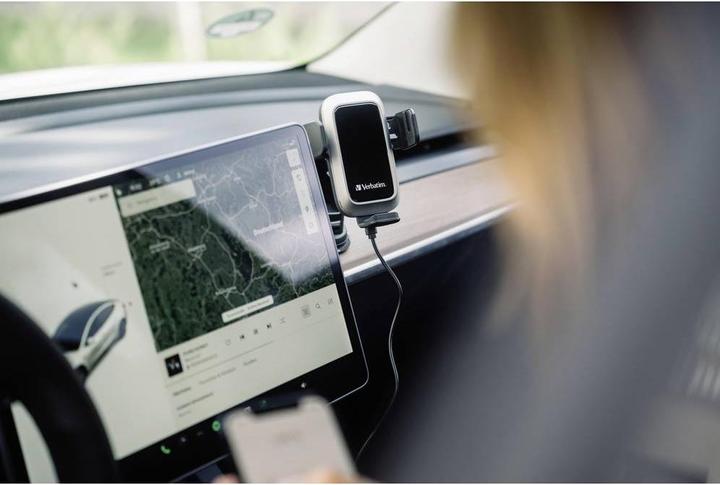 Image du produit Verbatim Chargeur de voiture Fast Qi Fast Wireless USB-C 15W FWC-03 Pro