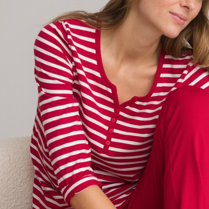 Actual product image La Redoute Collections Cotton Jersey Pyjamas (44, 46)