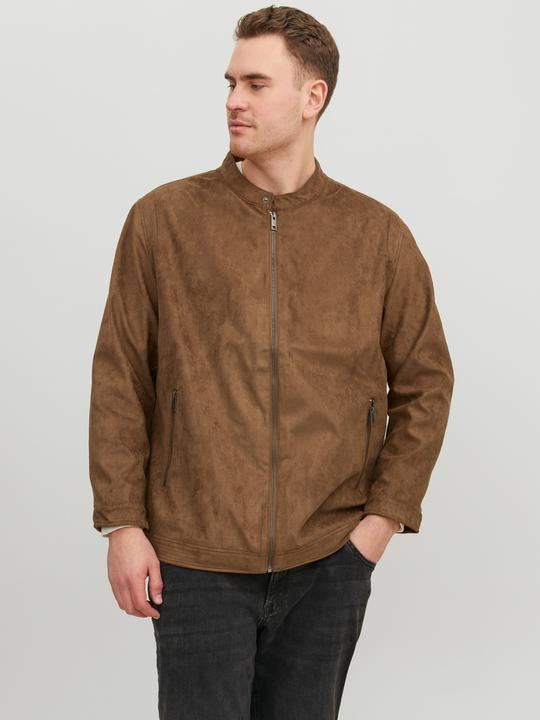 Actual product image Jack & Jones Faux Leather Plus Size Jacket (5XL)