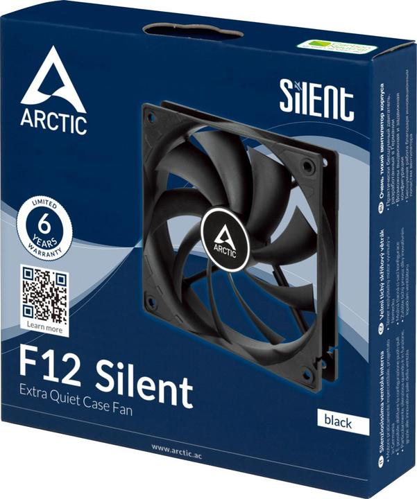 Actual product image Arctic Fan 120*120*25 F12 Silent (black) (120 mm, 1 x)