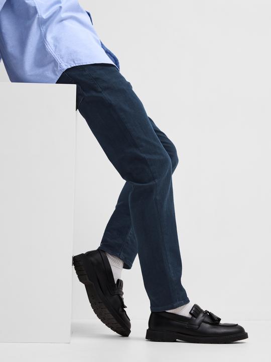 Produktbild Selected Homme 6155 – Superstretch Blauschwarz Straight Fit Jeans (W31/L32)