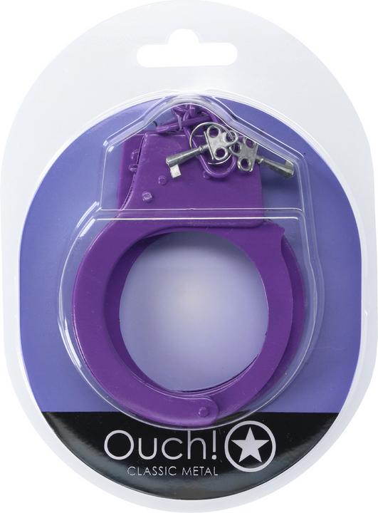 Image du produit Ouch! Classic Metal Handcuffs - Purple