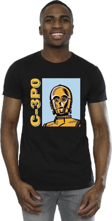 Produktbild Star Wars C3PO Line Art TShirt (L)