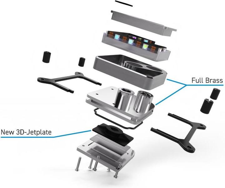 Actual product image Alphacool WAC Core 1 Carbon