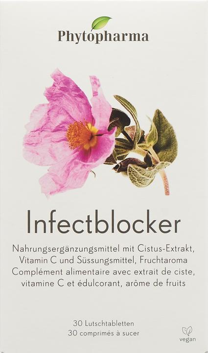 Produktbild Phytopharma Infectblocker Lutschtabl (30 Stück, Tabletten, 41 g)