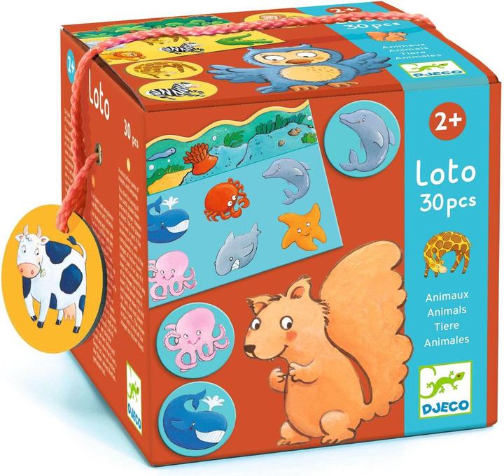 Immagine prodotto Djeco Gioco educativo sugli animali (Tedesco, Inglese, Francese)