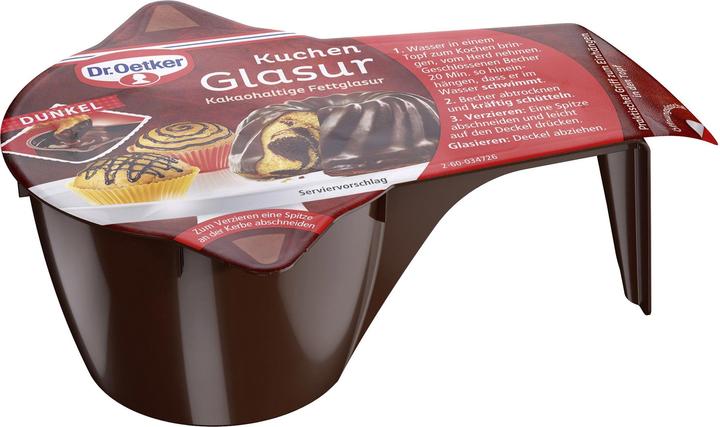 Dr. Oetker Becherglasur Dunkel (125 g)