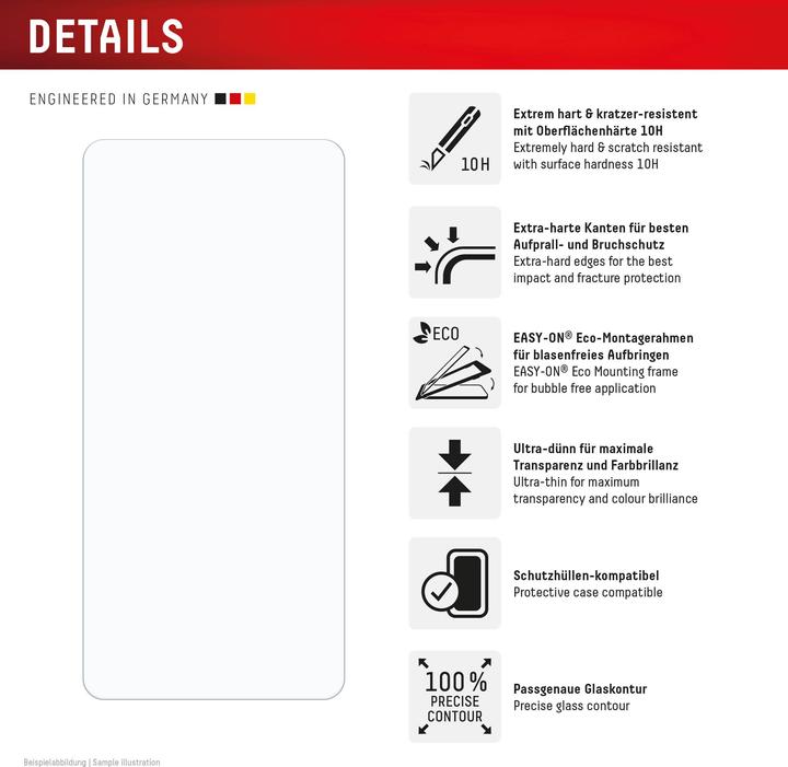 Image du produit Displex Real Glass + (1 pièce(s), Samsung Galaxy S25 Edge)