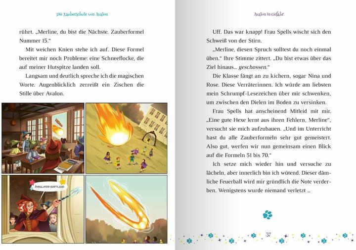 Produktbild Die Zauberschule von Avalon – Avalon in Gefahr (Deutsch, Faltazius, Anja Hackländer, Charlotte Grossetête, Ullmann Medien, 2024)
