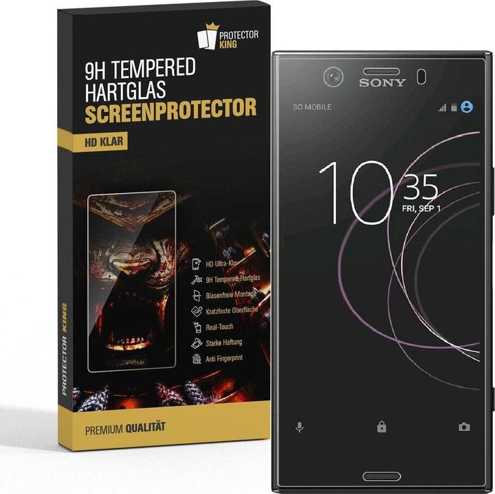 Produktbild Protectorking 3x echtes Tempered 9H Panzerhartglas 3D KLAR (1 Stück, Sony Xperia XZ Premium)
