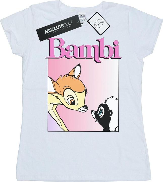 Actual product image Disney Womens/Ladies Bambi Nice To Meet You Cotton T-Shirt (L)