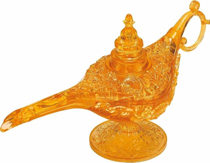 Actual product image HCM Kinzel HCM59186 - Crystal Puzzle: 3D Aladdin's Magic Lamp - 34 pieces, ages 14+ (DE edition) (34 pieces)