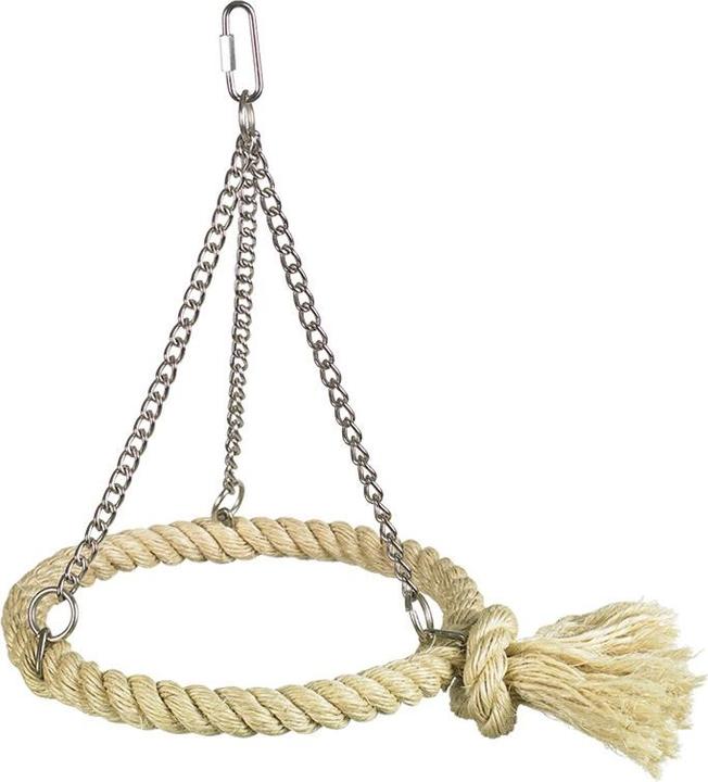Nobby Giocattolo per gabbia, anello di sisal per l'altalena