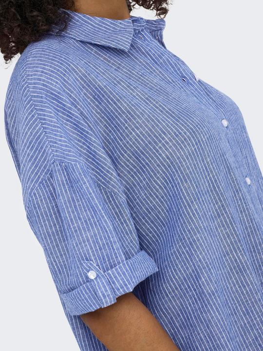 Actual product image JdY Locker geschnitten Hemdkragen Voluminöser Armschnitt Midikleid Kleid (L)