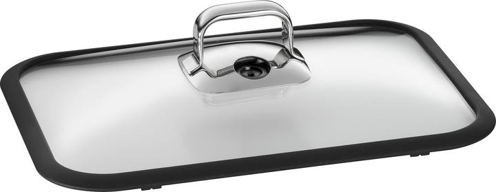 Produktbild WMF Topfdeckel 35x21,5cm Dampfgarer Glasdeckel Vitalis Compact Silikon Glas (Glas, Metall, Kunststoff)