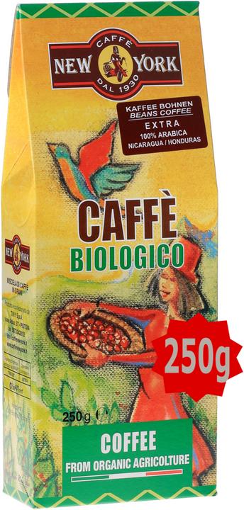Actual product image Caffé New York Biologico (250 g, Medium roast)