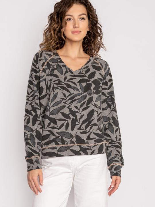 Actual product image Pj Salvage Pajama top PAPAYA PALMS (S)