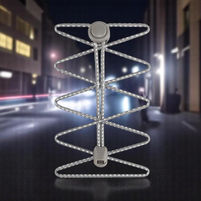 Immagine prodotto LaceGodZ 1 Paar ReflectPro Series elastische, stark reflektierende Schnürsenkel (100 cm)