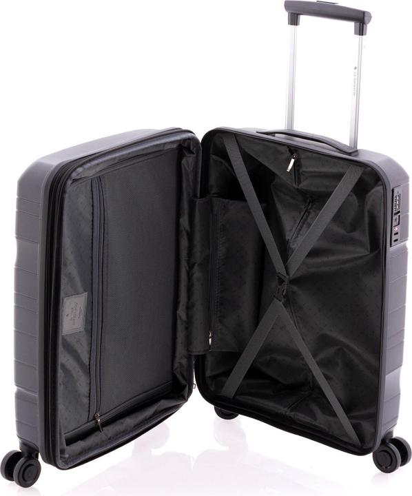 Actual product image Wüsthof 3800 4-wheel cabin trolley 55 cm with stretch fold (36 l, Hand luggage (up to 50 litres))