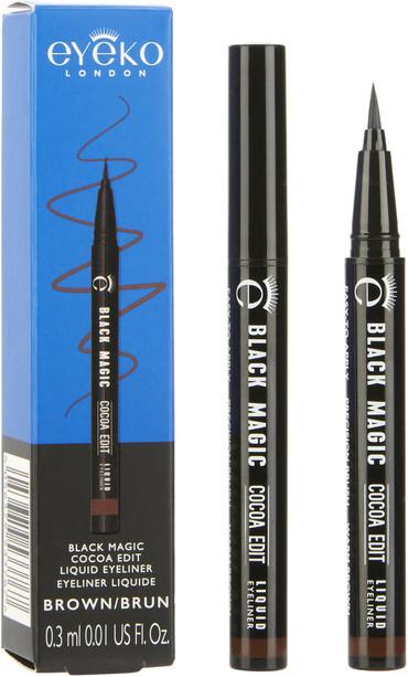 Actual product image Eyeko Black Magic: Cocoa Edit Travel Size Liquid Eyeliner - Brown 0.3ml (Brown)