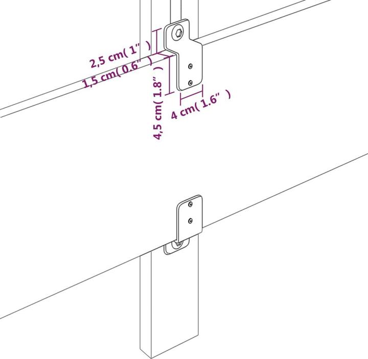 Actual product image VidaXL Kiriakoula (103 x 16 x 88 cm)