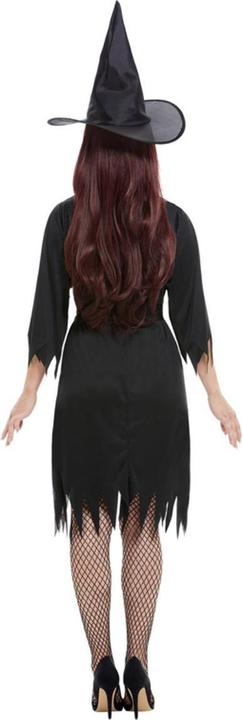Actual product image Smiffys Witch Costume,dress,hat,belt,displaypack (44, 45, 46)