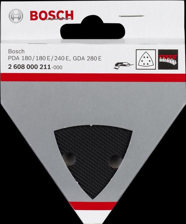 Actual product image Bosch Professional Zubehör Grinding plate for Bosch triangular grinder, GDA 280 E PDA 180 PDA 180 E PDA 240 E