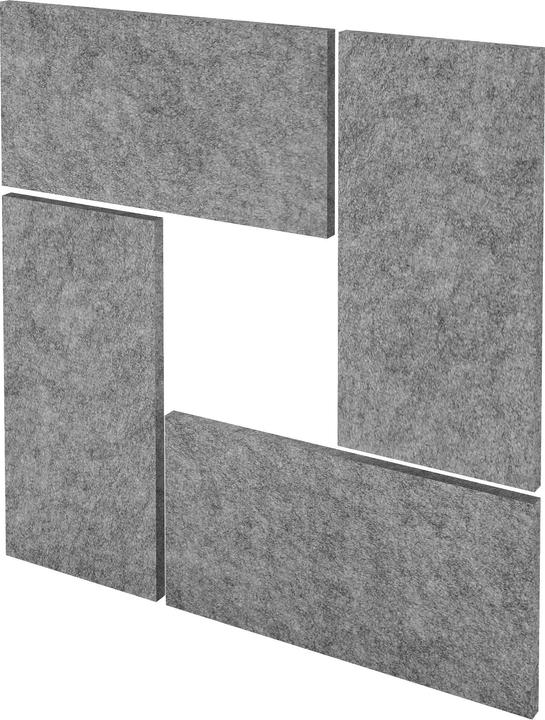 Produktbild Hammerbacher Akustik-Wandpaneelen-Set (33 x 2.5 x 65 cm)