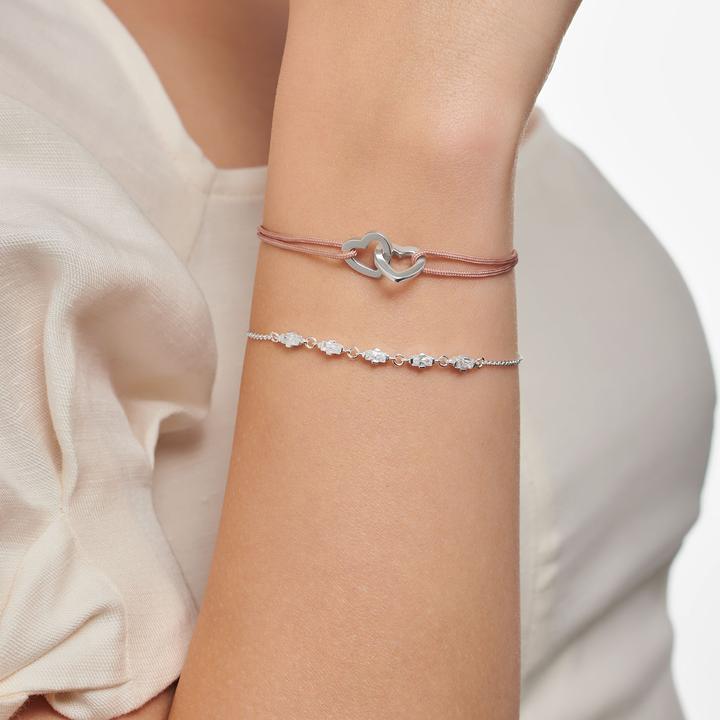 Produktbild Thomas Sabo Herzen (20 cm, 925er Silber, Perlon/Nylon)