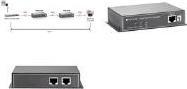Actual product image LevelOne POR-0202 2-Port PoE-Plus Repeater