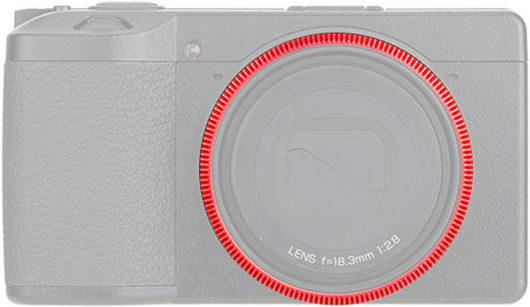 JJC RN GR3 RED Lens Decoration Ring for Ricoh GRIII