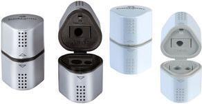 Actual product image Faber-Castell Can sharpener triple grip 2001 sky blue