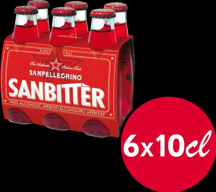 Actual product image San Pellegrino Sanbittèr (6 x 10 cl)