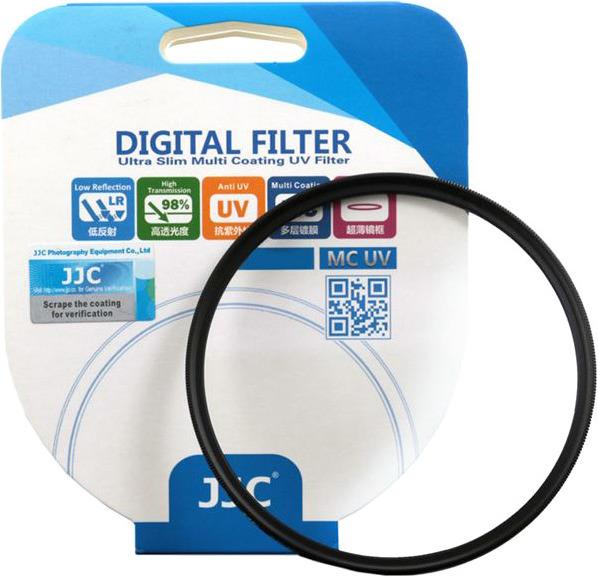 Image du produit JJC Filtre UV Ultra Slim MC 77mm Noir (Filtre UV)