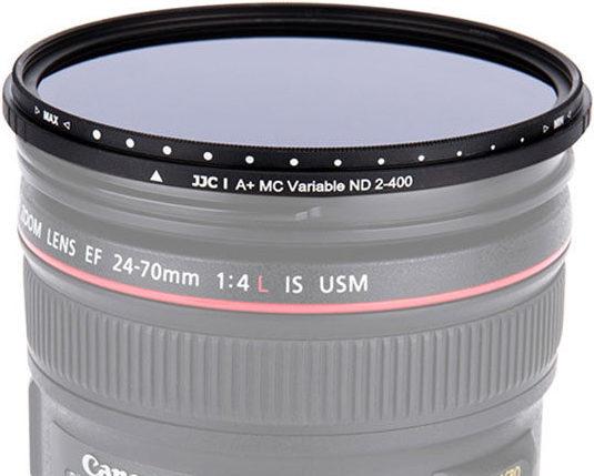 Immagine prodotto JJC F NDV72 Filtro ND variabile (ND2 400) (Filtri graduati grigi, 72 mm)
