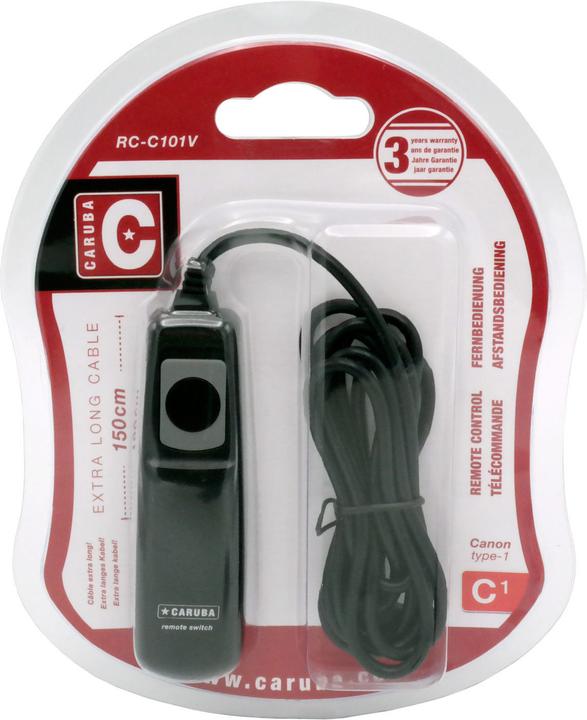 Image du produit Caruba Commande à distance Canon type 1 1,5m (Canon RS 80N3)