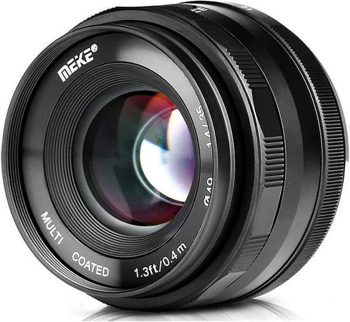 Image du produit Meike MK 35mm F1.4 MF monture MFT (Nikon Z, Nikon 1, Canon EF-M, Sony E, Fujifilm Fujica-X, Plein format)