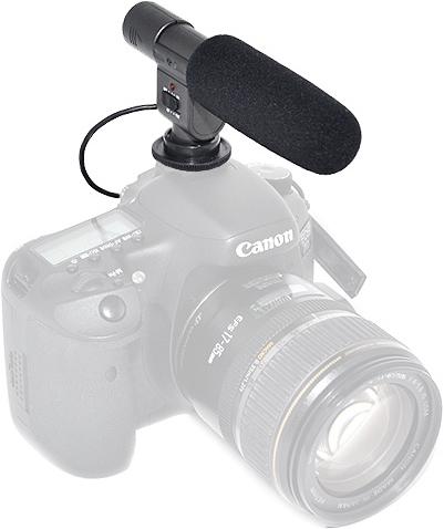 Actual product image JJC MIC 1 Stereo Electret Condenser Microphone