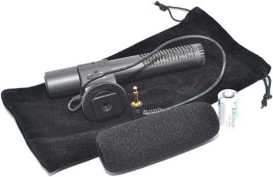 Actual product image JJC MIC 1 Stereo Electret Condenser Microphone